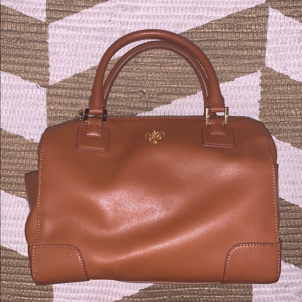 Tory Burch Saffiano Top Handle Bag